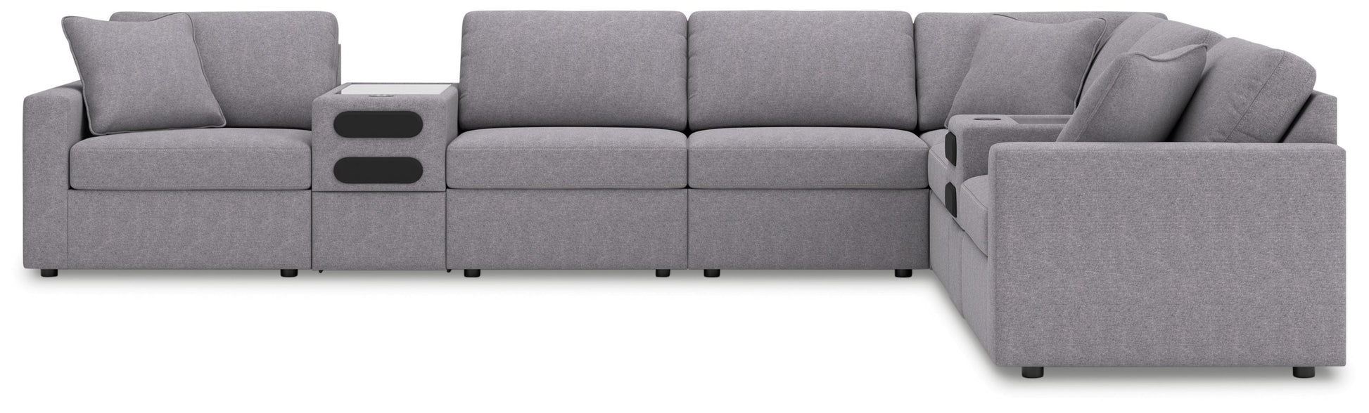 Signature Design by Ashley® Modmax - Granite - Sectional | Meri Furniture