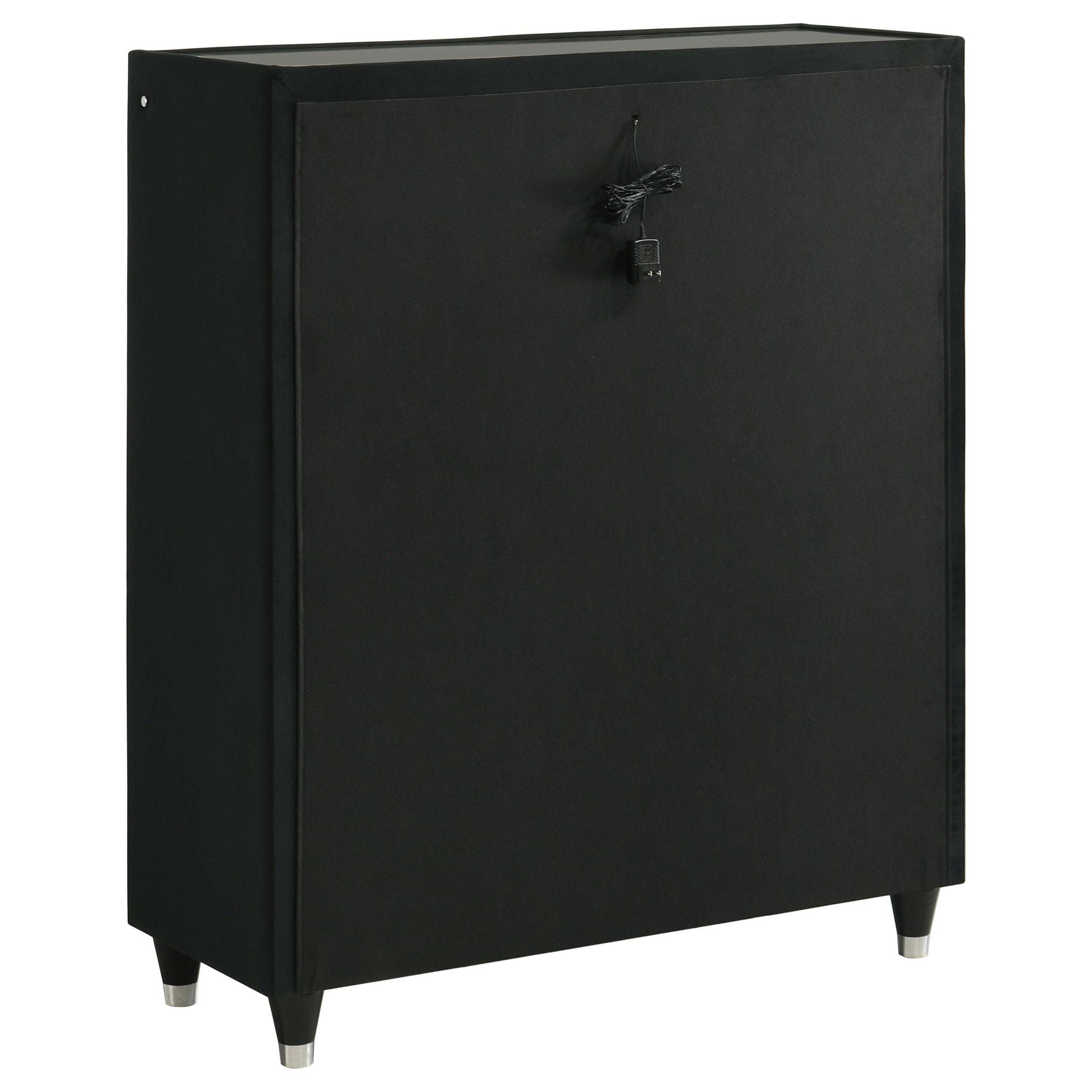 Lorient 5-piece Eastern King Bedroom Set Black