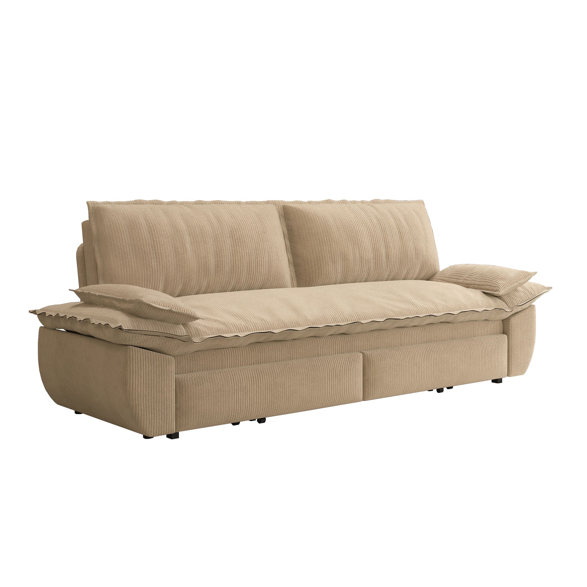 Queen Pull Out Sofa Bed, 3 In 1 Convertible Sleeper Sofa