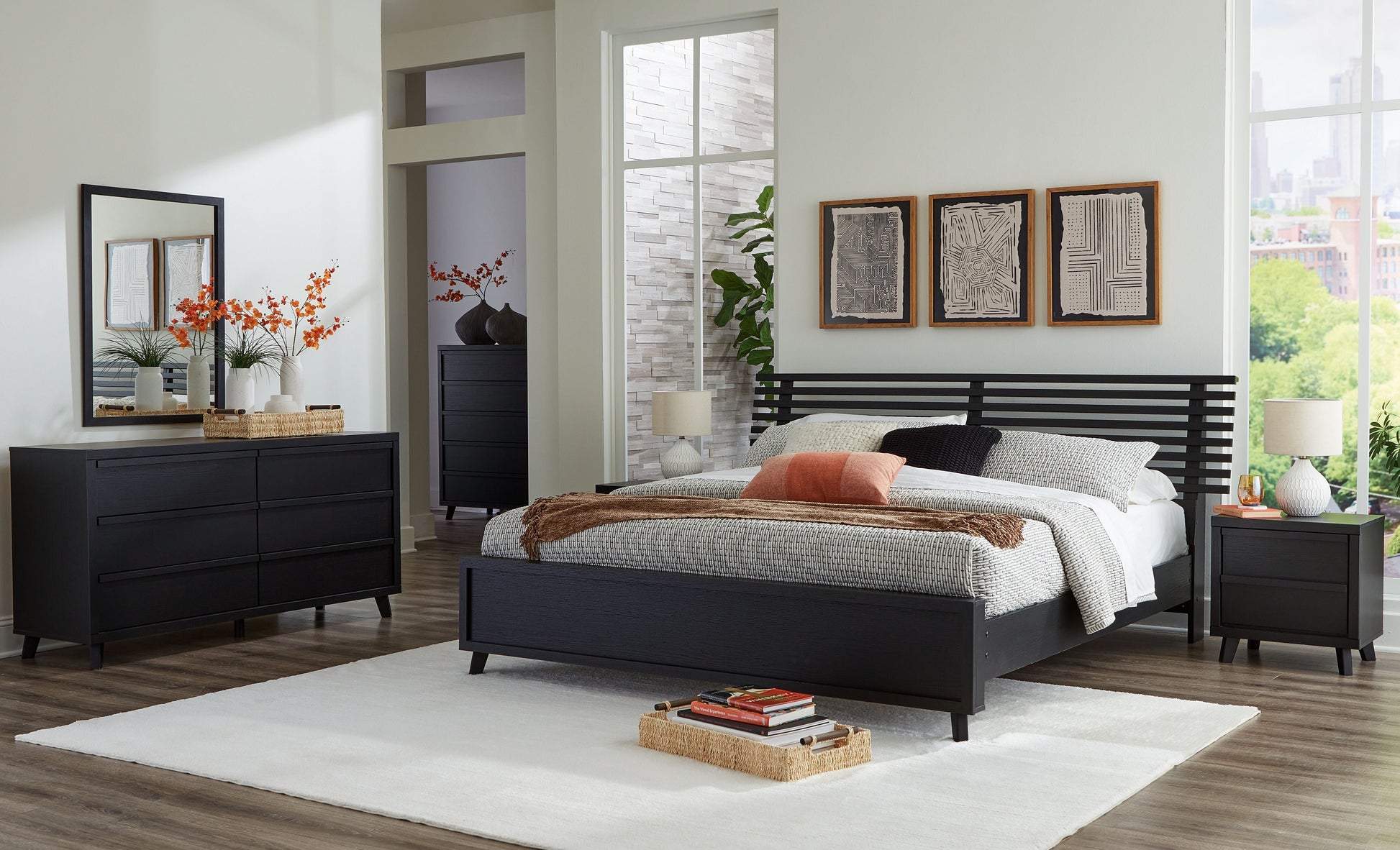 Signature Design by Ashley® Danziar - Slat Panel Bedroom Set | Meri Furniture