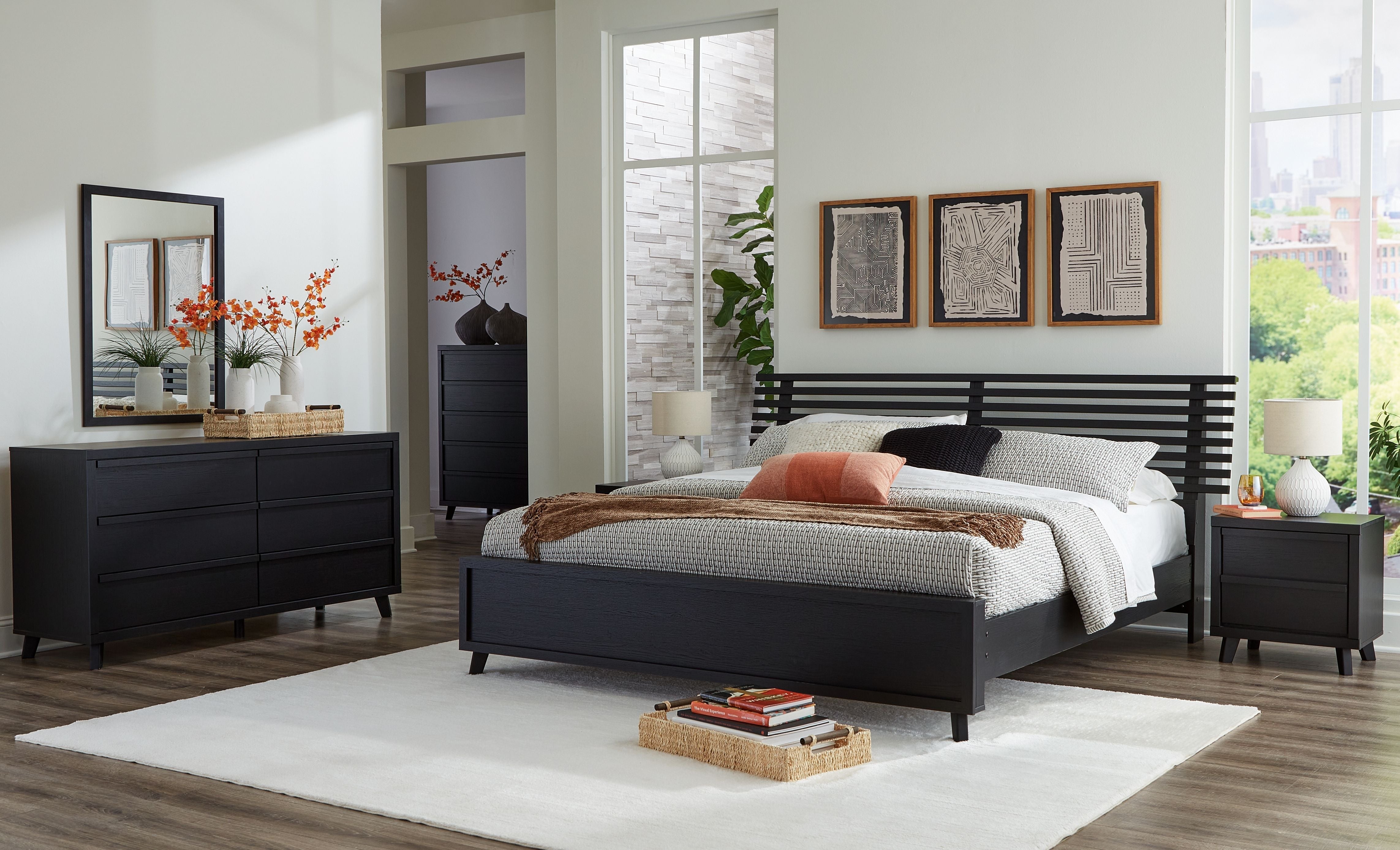 Signature Design by Ashley® Danziar - Slat Panel Bedroom Set | Meri Furniture
