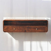 Floating Open Console - Walnut