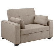 Coaster Fine Furniture Edith - Upholstered Convertible Sleeper Sofa Bed | Meri Furniture