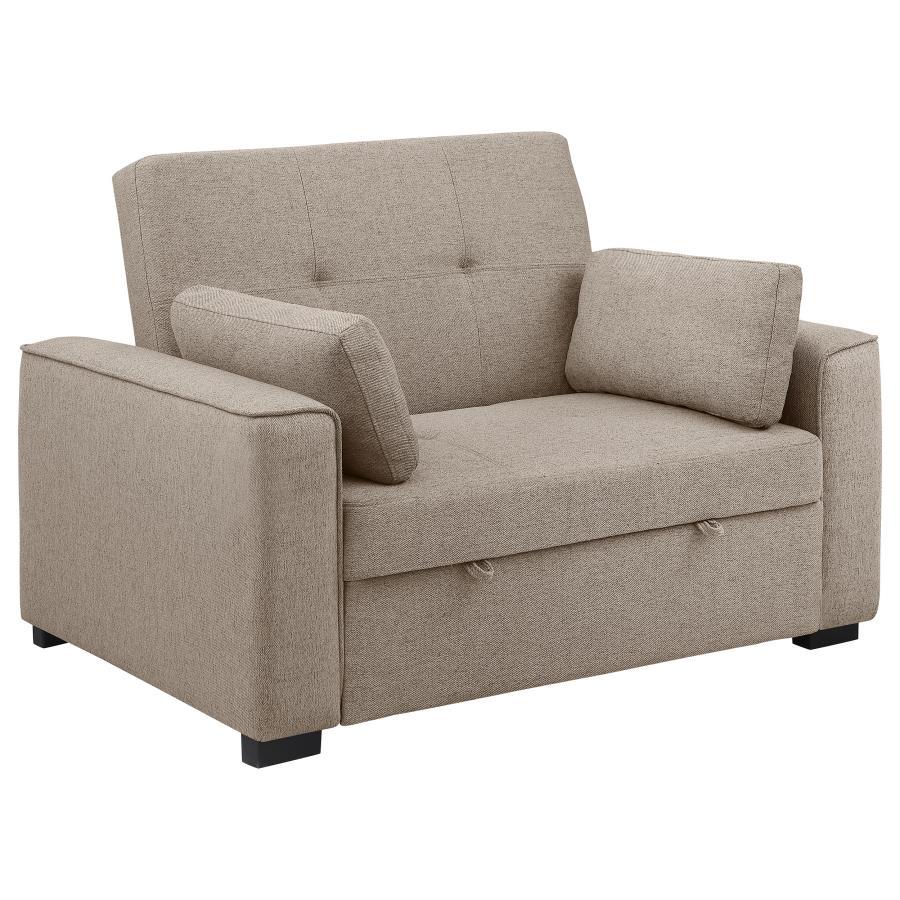 Coaster Fine Furniture Edith - Upholstered Convertible Sleeper Sofa Bed | Meri Furniture
