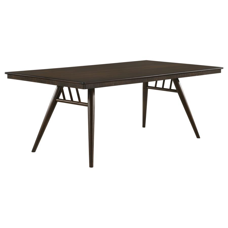 Coaster Fine Furniture Wes - Rectangular Wood Dining Table - Dark Walnut | Meri Furniture