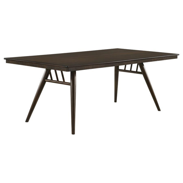 Coaster Fine Furniture Wes - Rectangular Wood Dining Table - Dark Walnut | Meri Furniture