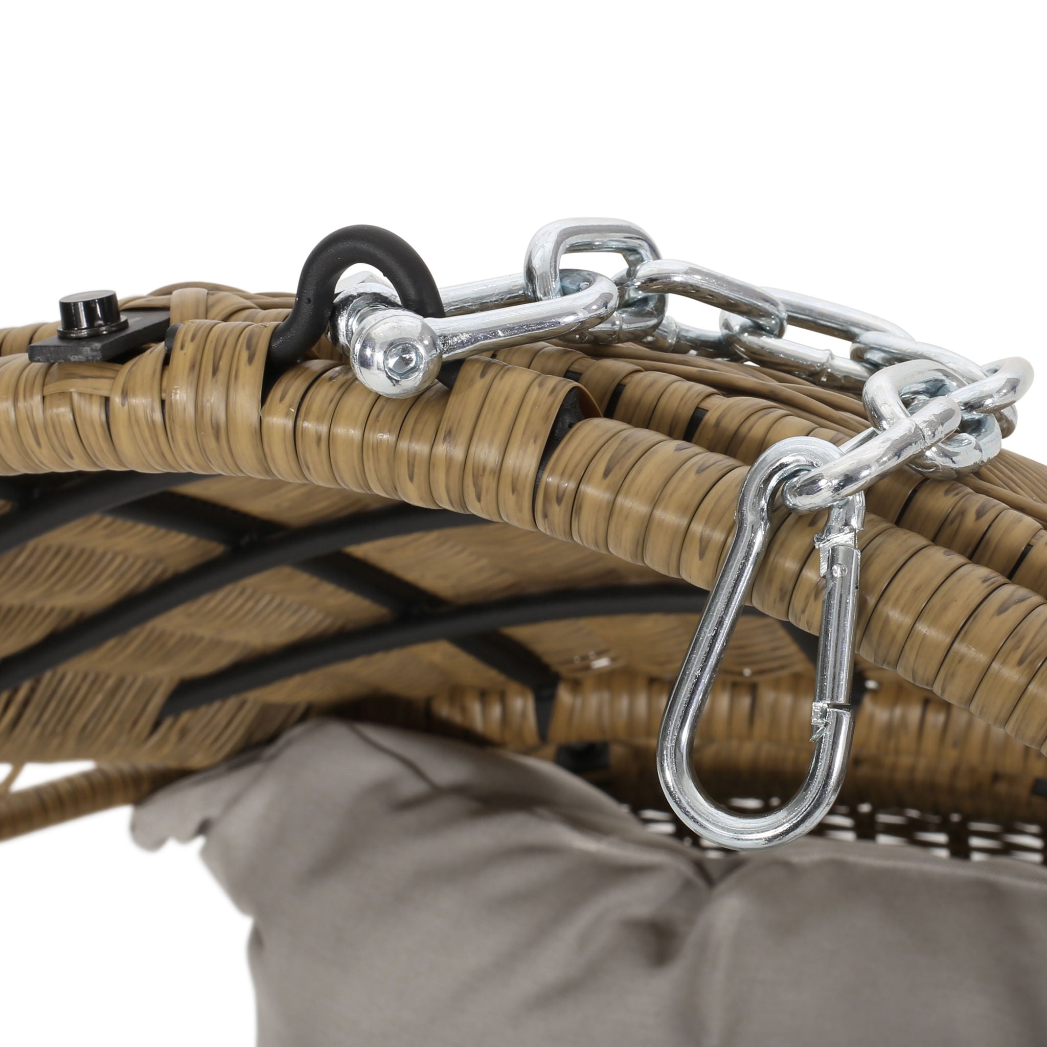 Malia - Wicker Hanging Chair With Cushion