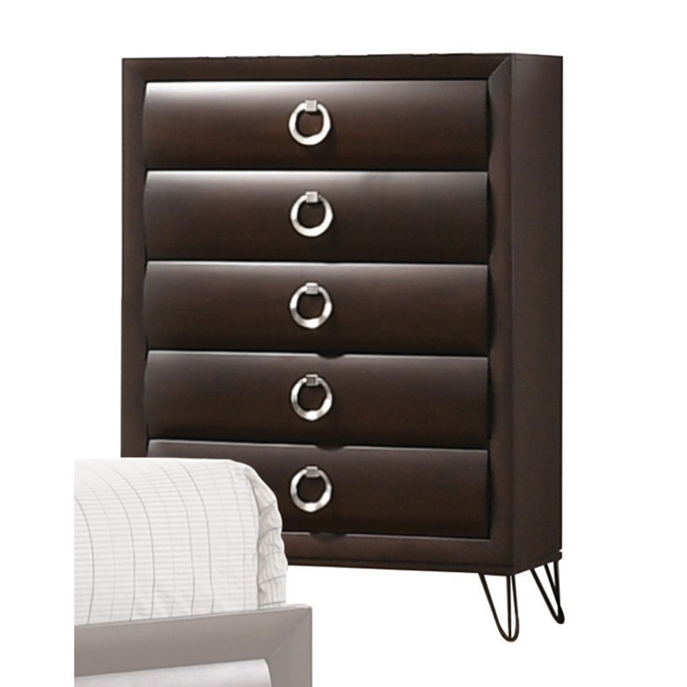 ACME Tablita - Chest - Dark Merlot | Meri Furniture