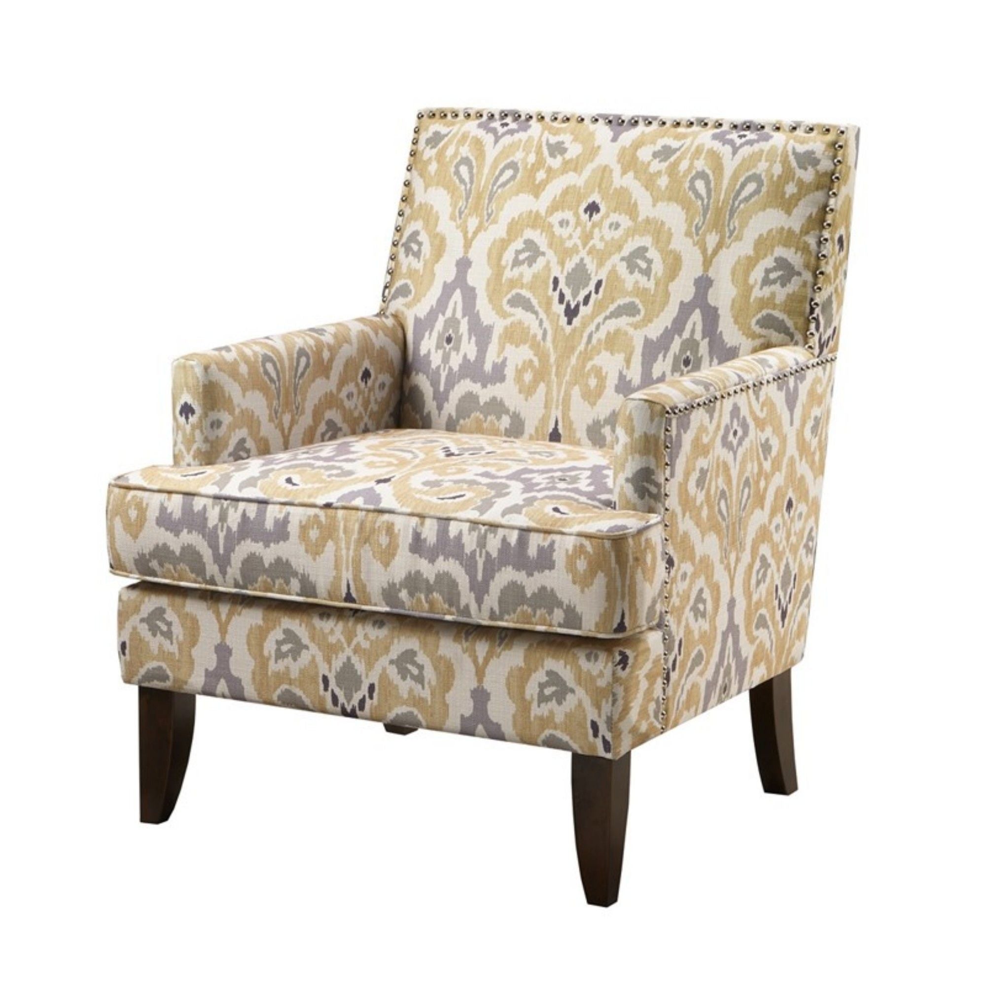 Colton - Track Arm Club Chair With Nailhead Trim