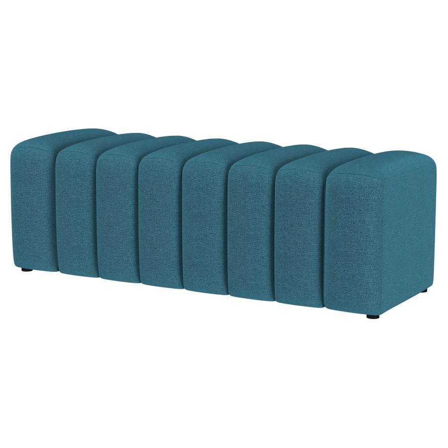Coaster Fine Furniture Summer - Fabric Upholstered Tufted Accent Bench | Meri Furniture