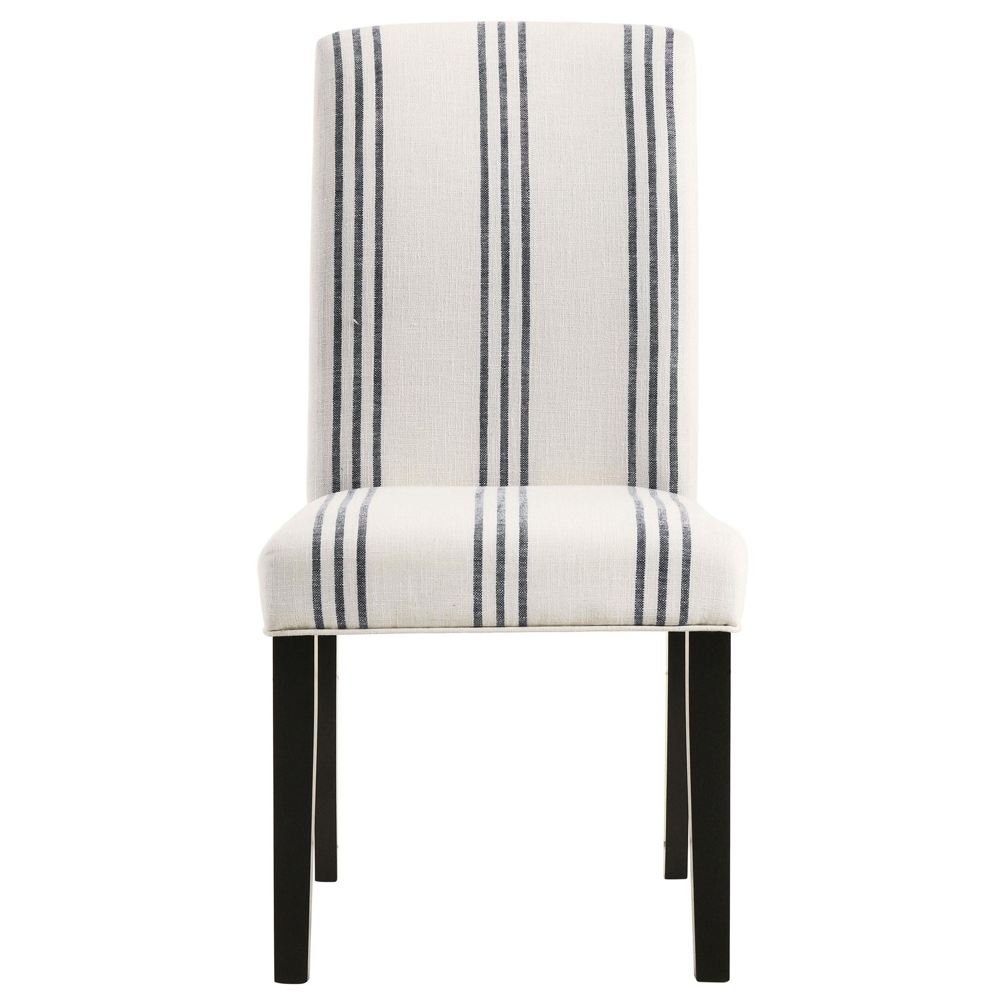 Herran Upholstered Dining Side Chair Beige (Set of 2)