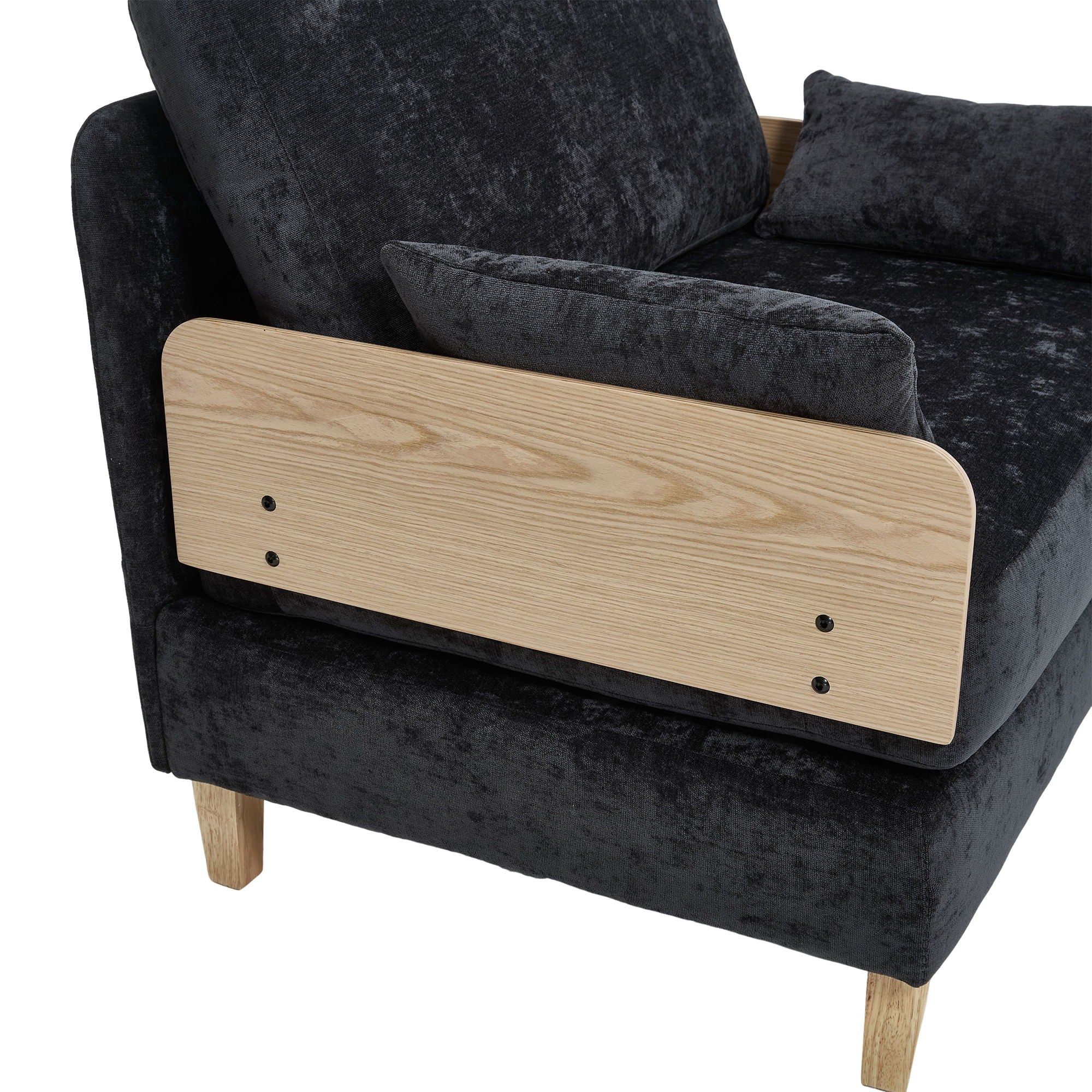 Mid Century Modern Foldable Sofa Bed, 3 In 1 Convertible Sleeper With 3 Pillows