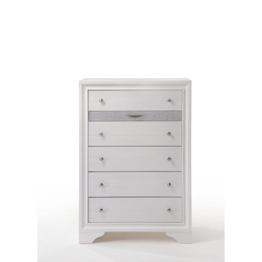 ACME The Naima chest offers a sophisticated look, clean lines and contemporary style. | Meri Furniture