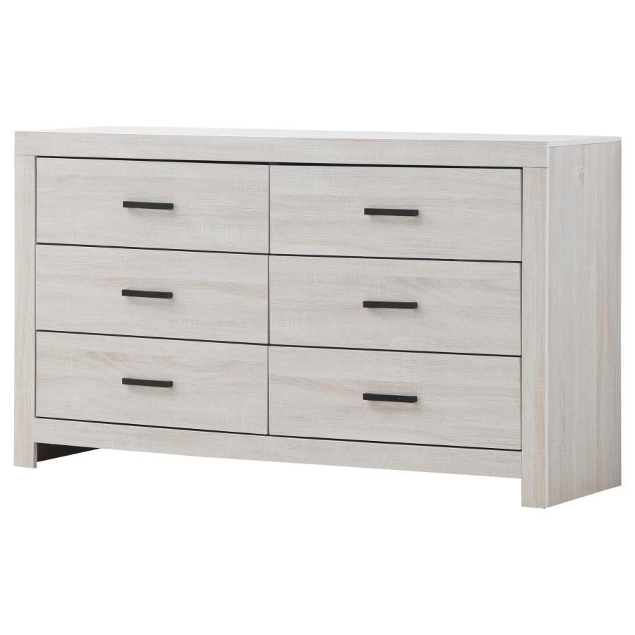 Coaster Fine Furniture Brantford - 6-Drawer Dresser | Meri Furniture