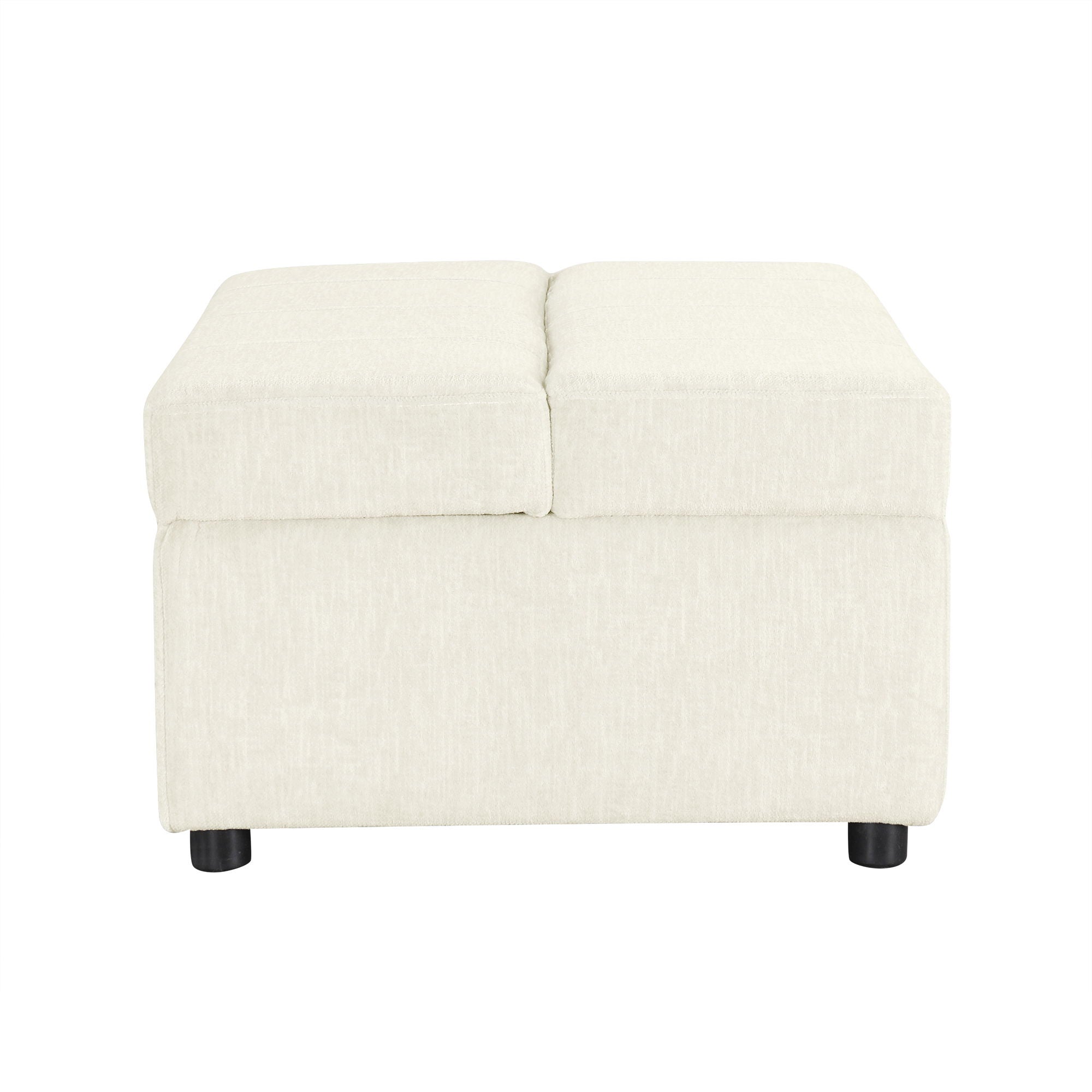 Twin Size Folding Ottoman Sleeper Bed With Mattress Convertible Guest Bed