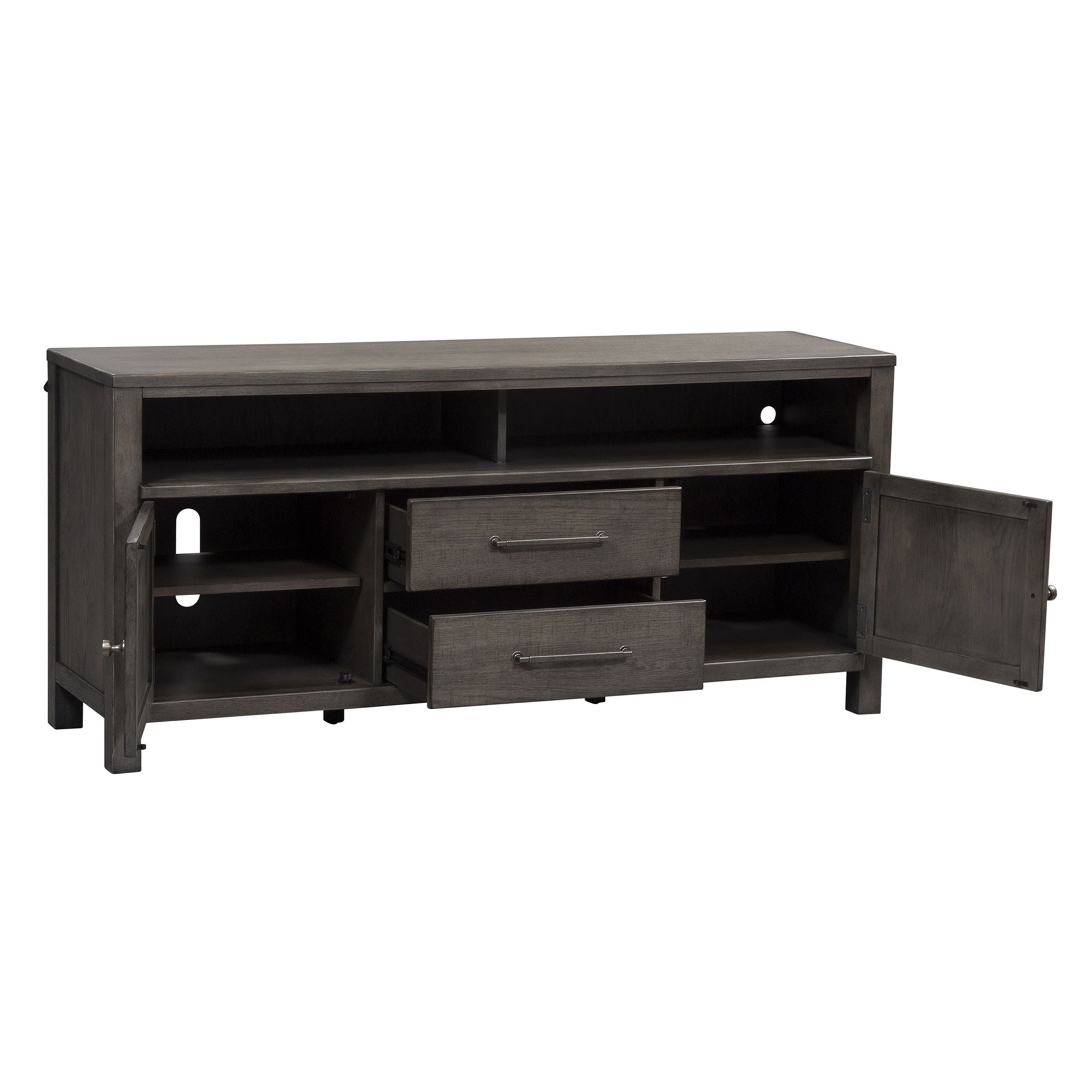 Liberty Furniture Modern Farmhouse - Entertainment Console - 66" | Meri Furniture