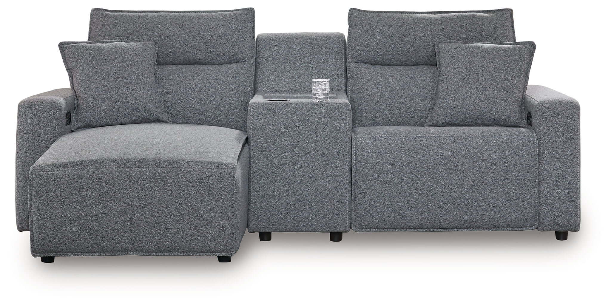 ModMax II - Salt And Pepper - Reclining Sectional