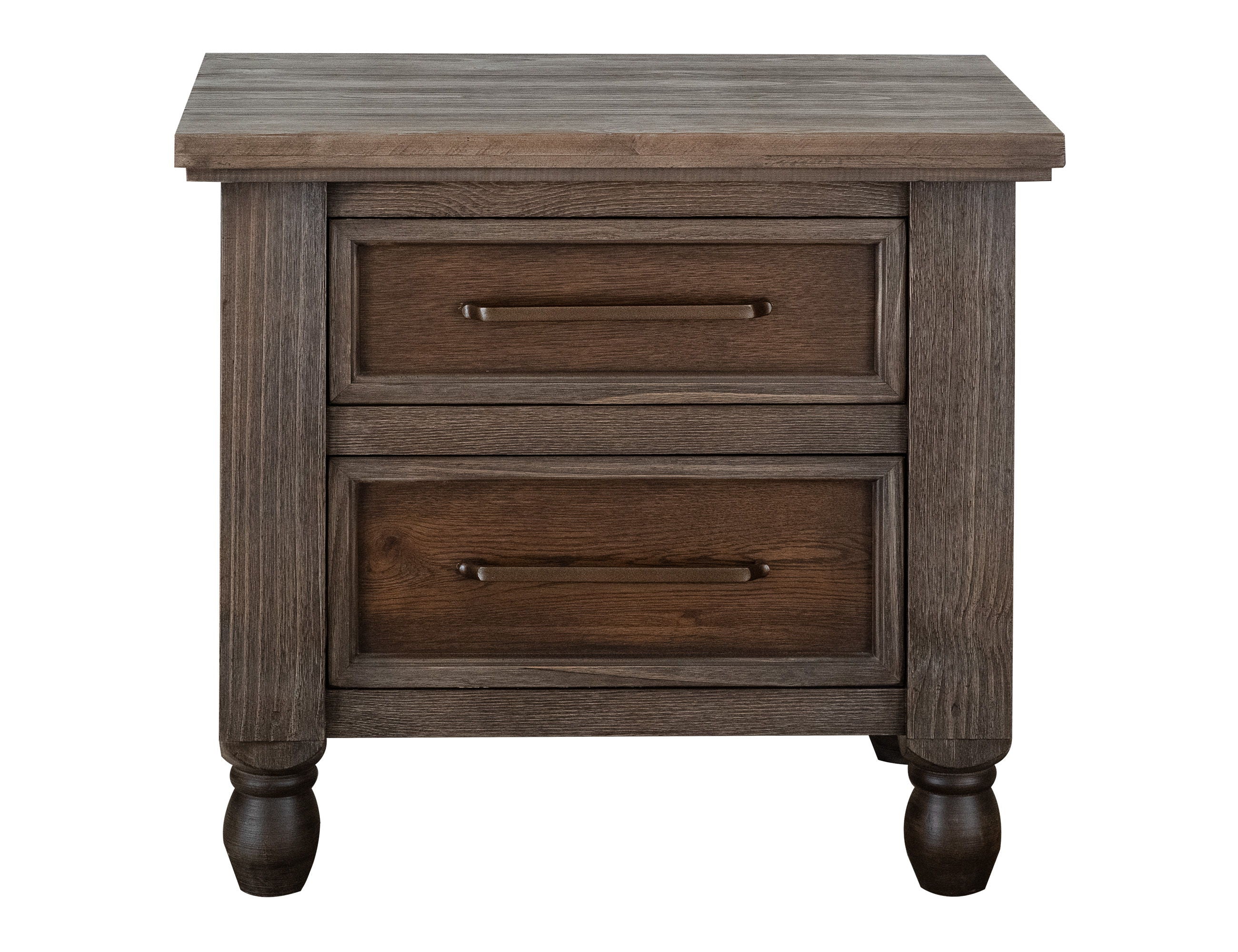 International Furniture Direct Tornado - Nightstand - Brown | Meri Furniture
