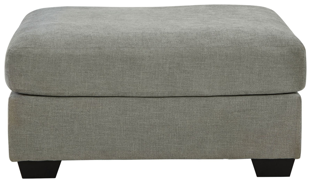 Keener - Ash - Oversized Accent Ottoman