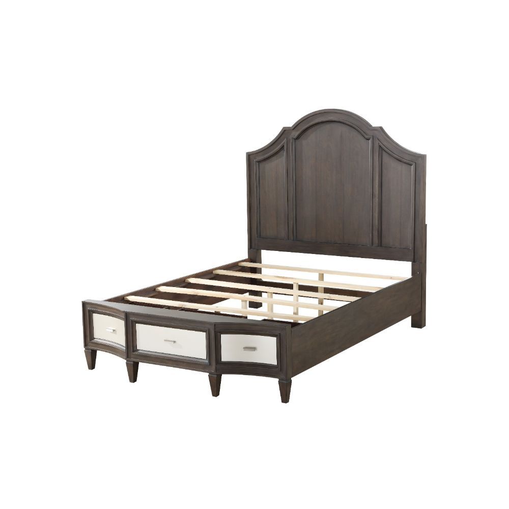 ACME Peregrine - Queen Bed - Walnut | Meri Furniture