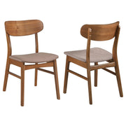 Coaster Fine Furniture Dortch - Dining Side Chair (Set of 2) - Walnut And Brown | Meri Furniture
