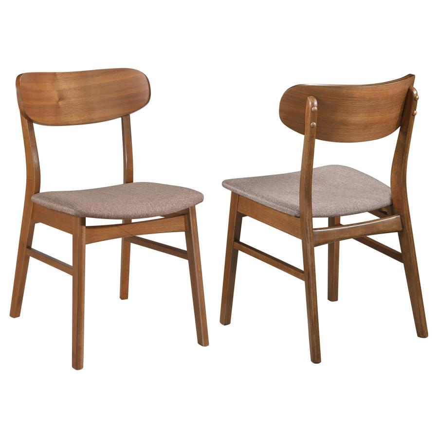 Coaster Fine Furniture Dortch - Dining Side Chair (Set of 2) - Walnut And Brown | Meri Furniture