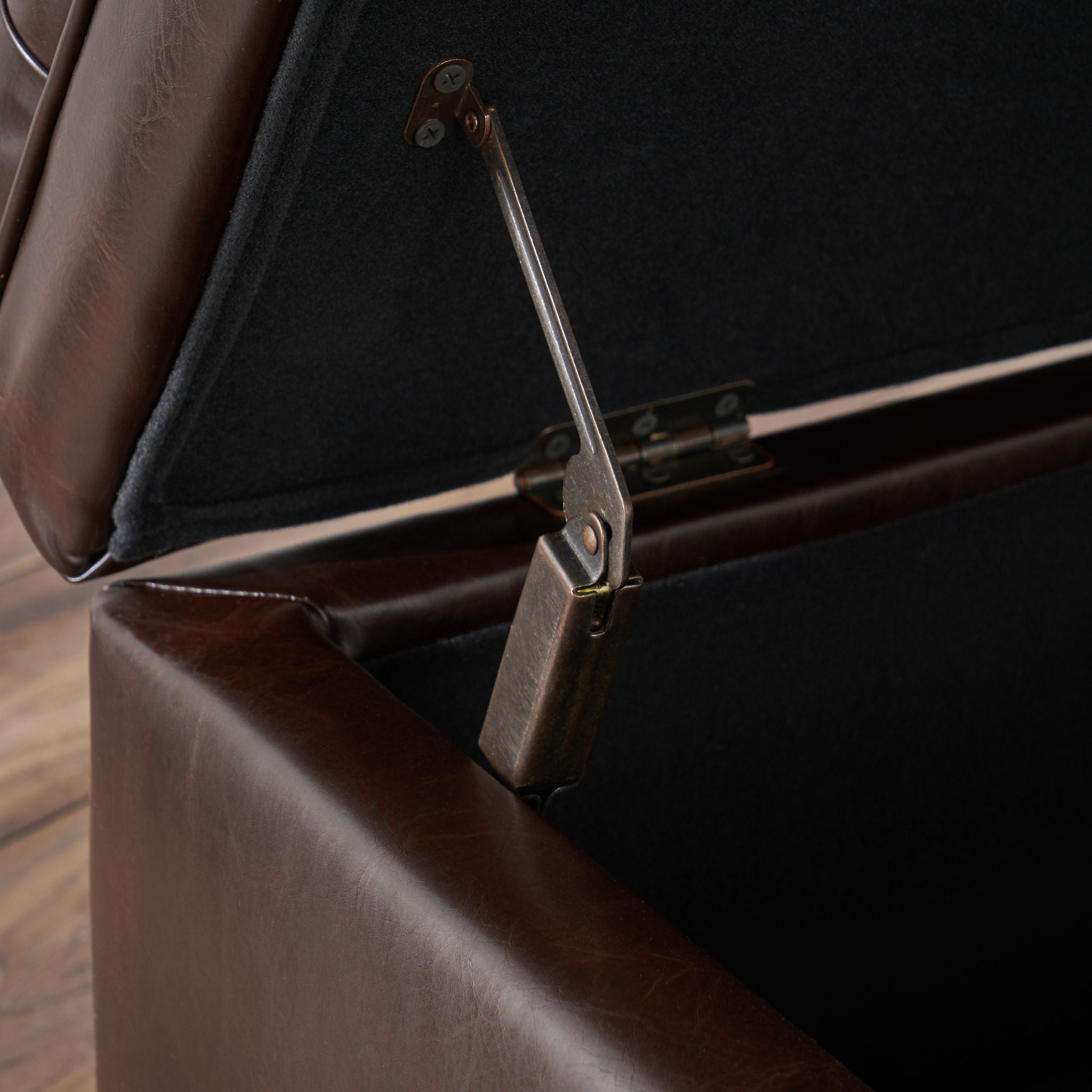 Juliana - Storage Ottoman With Birch Legs