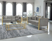 Coaster Fine Furniture Eastbrook - Velvet Upholstered Tufted Sofa Set | Meri Furniture
