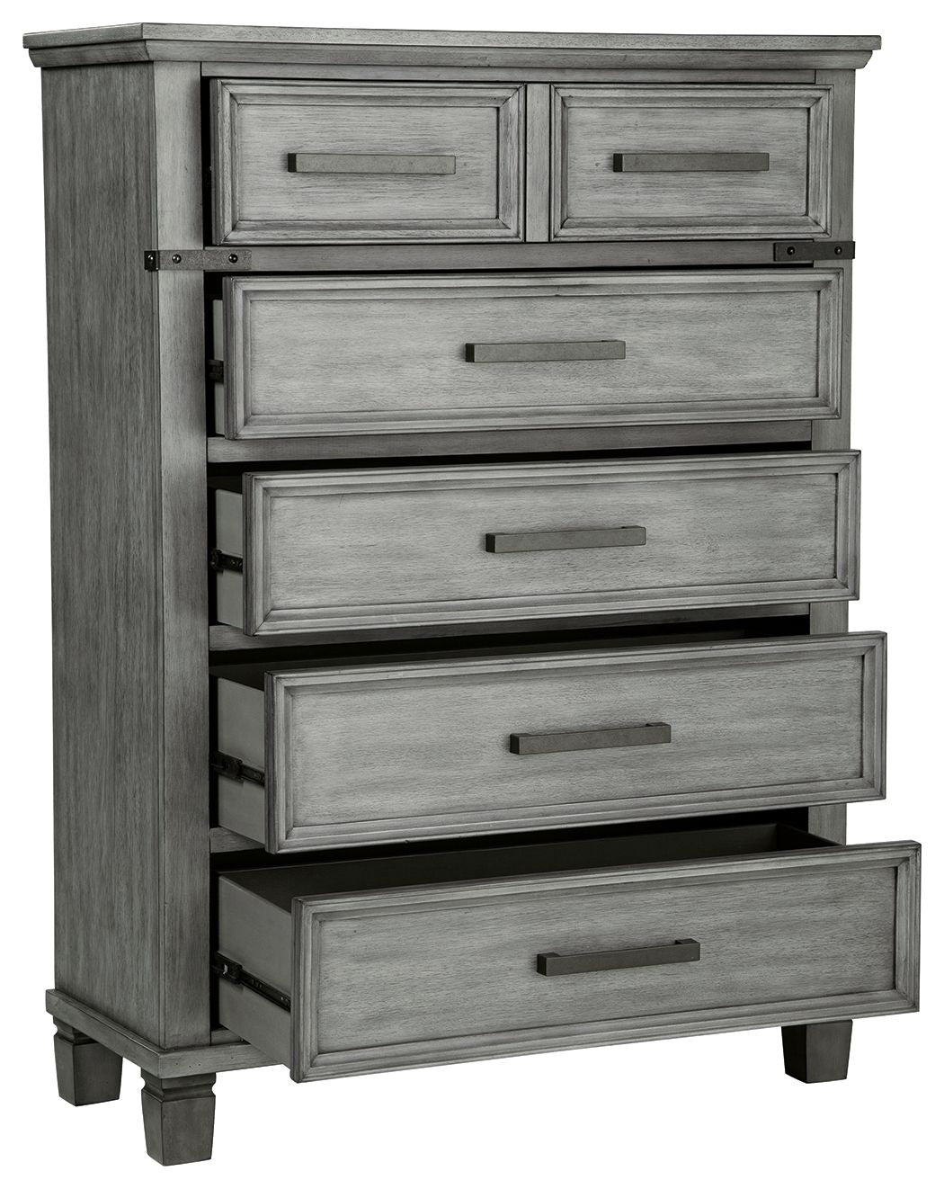 Signature Design by Ashley® Russelyn - Gray - Five Drawer Chest | Meri Furniture