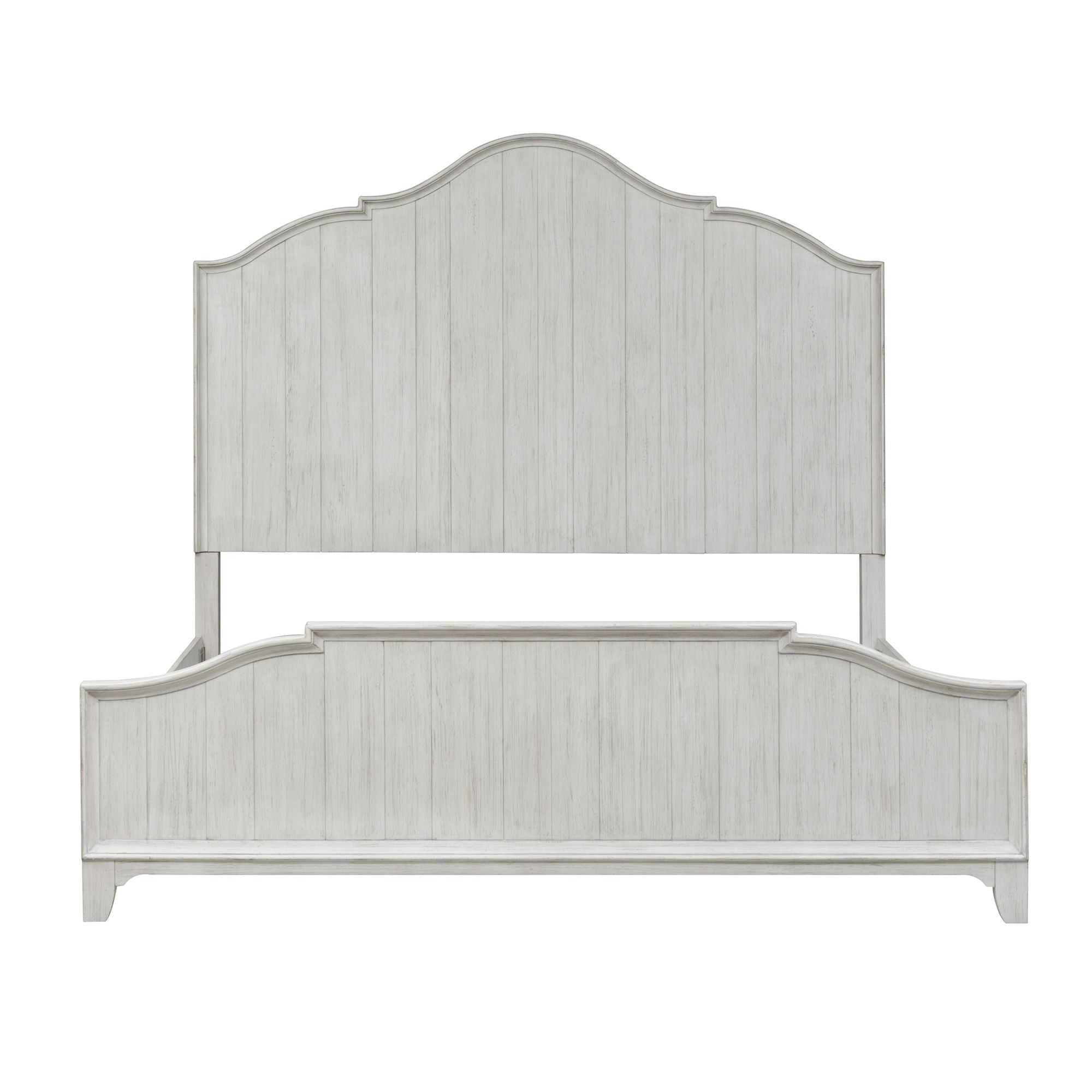 Liberty Furniture Farmhouse Reimagined - California King Panel Bed - White | Meri Furniture