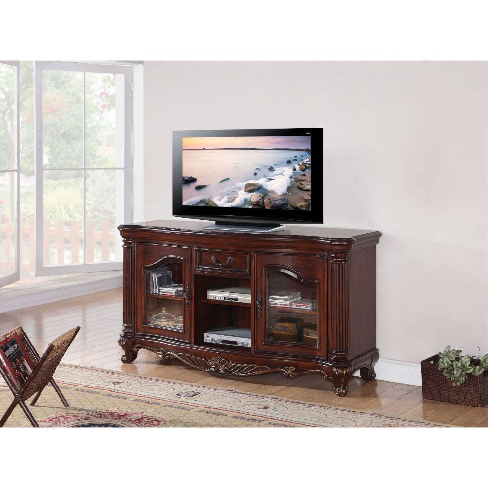 ACME Remington - TV Stand - Brown Cherry | Meri Furniture