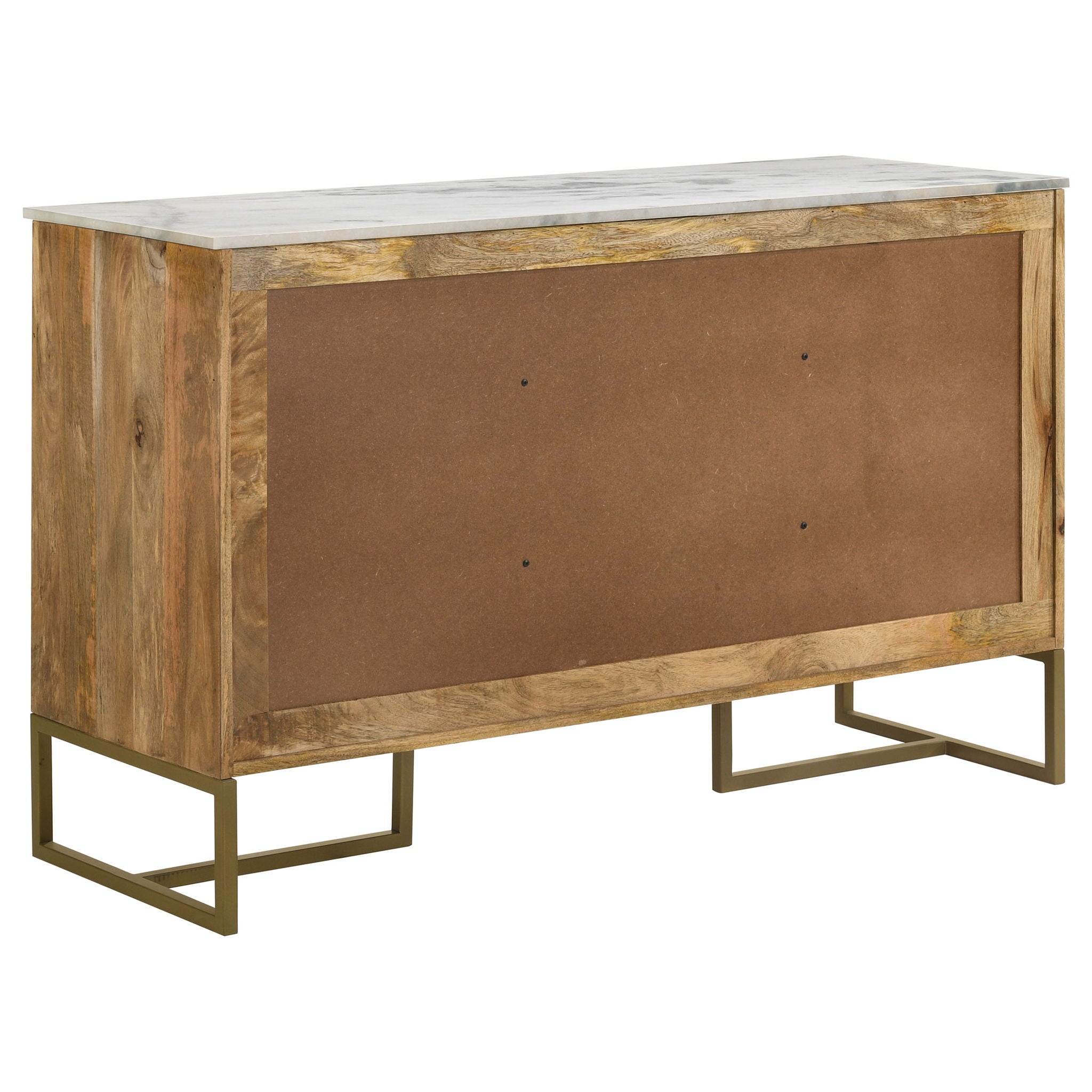 Paloma - 3 Door Herringbone Accent Cabinet - Natural