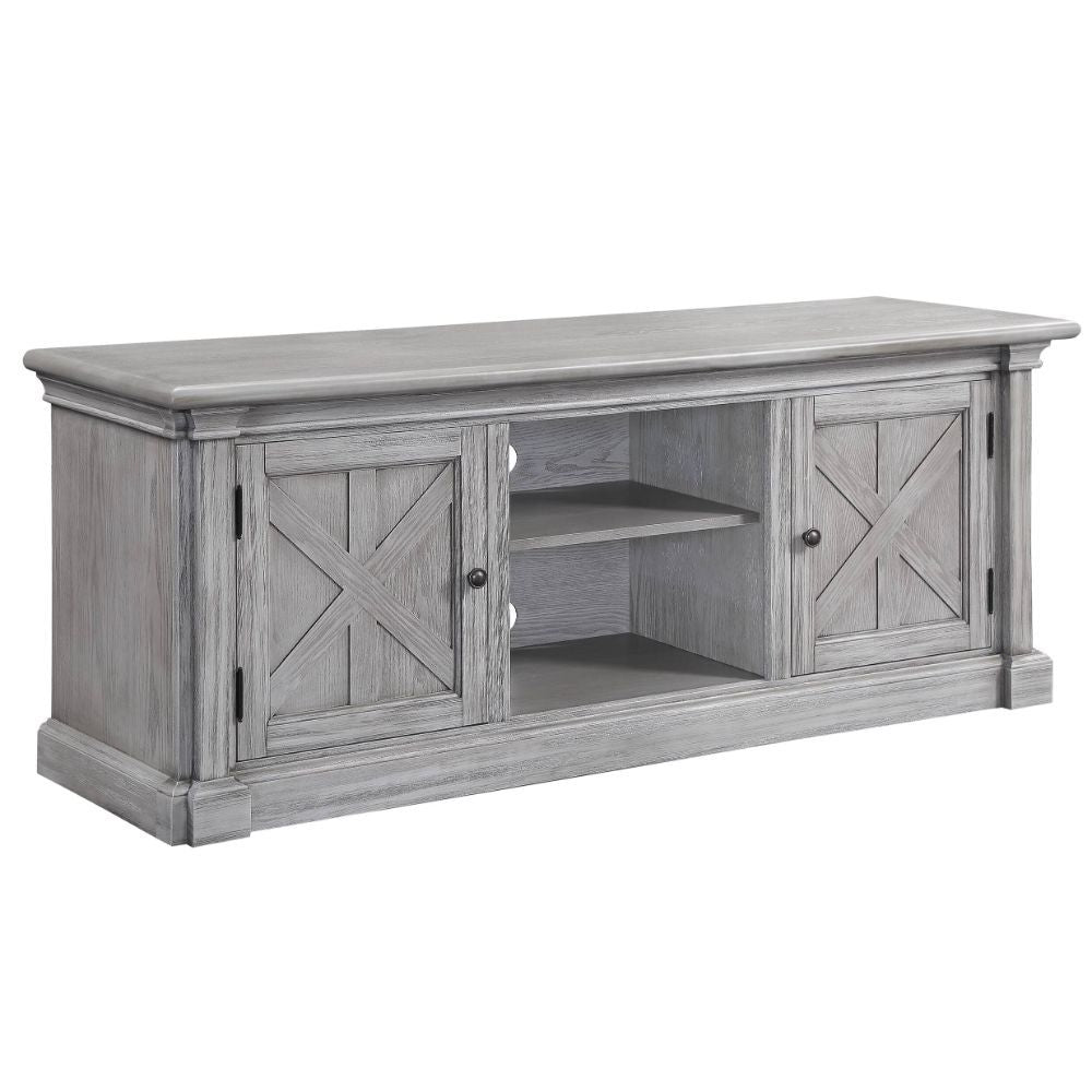 ACME Lucinda - TV Stand - Gray Oak | Meri Furniture
