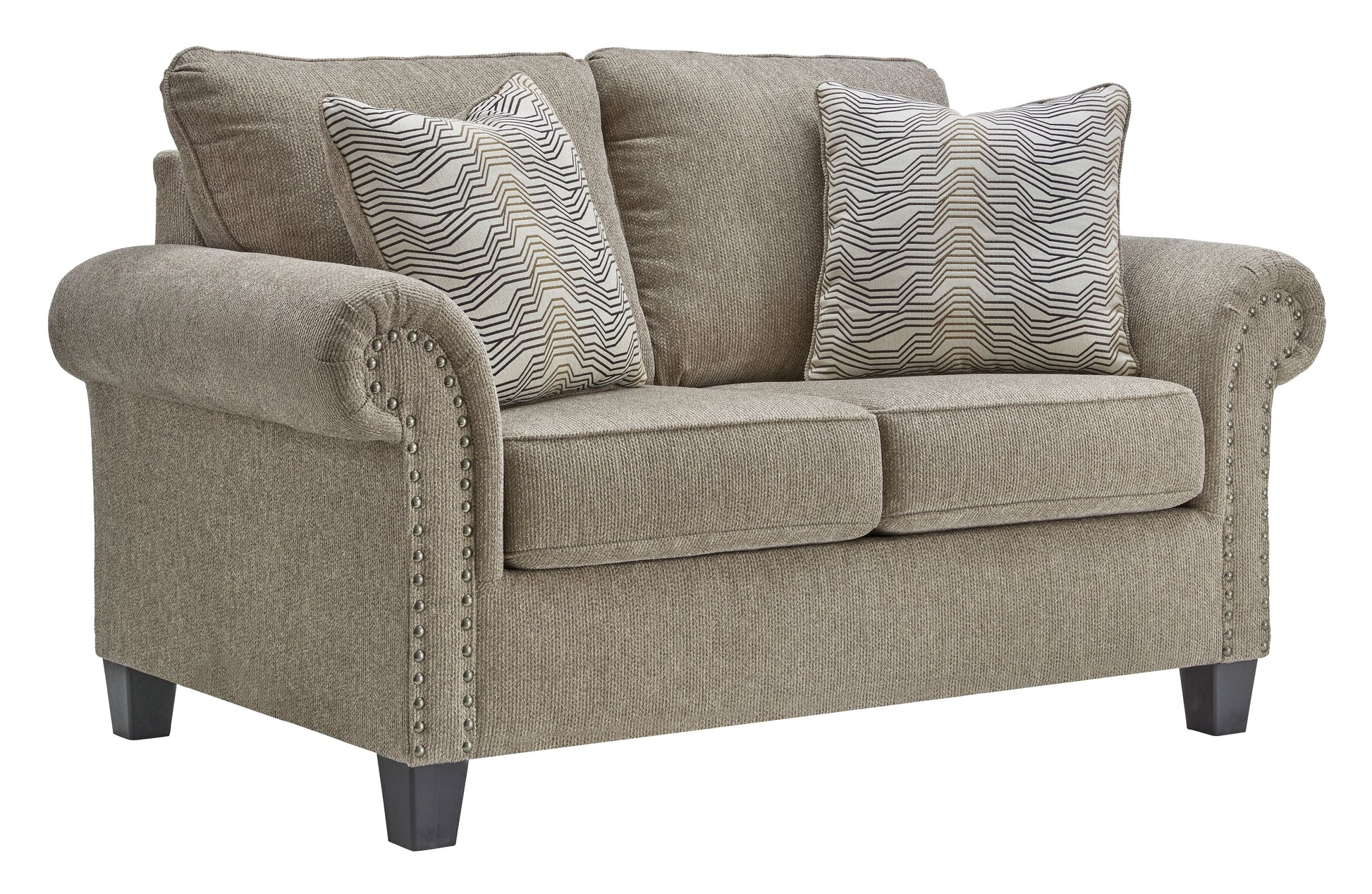 Ashley Furniture Shewsbury - Pewter - Loveseat | Meri Furniture
