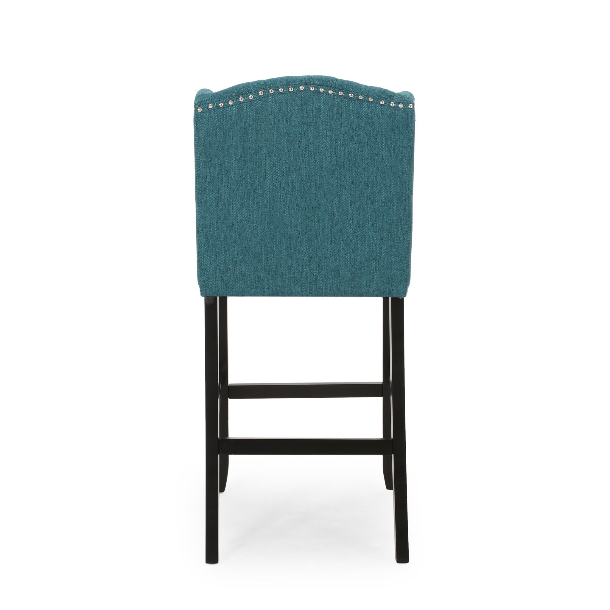 Vienna - Contemporary Fabric Tufted Wingback Counter Stools (Set of 2)