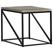 Coaster Fine Furniture Birdie - Square Engineered Wood End Table - Sonoma Gray | Meri Furniture