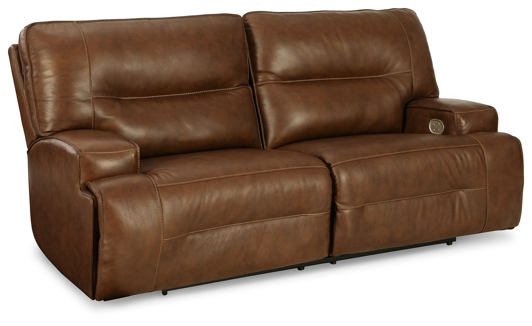 Signature Design by Ashley® Francesca - 2 Seat Pwr Rec Sofa Adj Hdrest | Meri Furniture