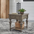 Liberty Furniture Americana Farmhouse - Drawer End Table - Light Brown | Meri Furniture