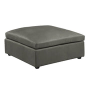 ACME Margot - Ottoman - Dark Gray | Meri Furniture