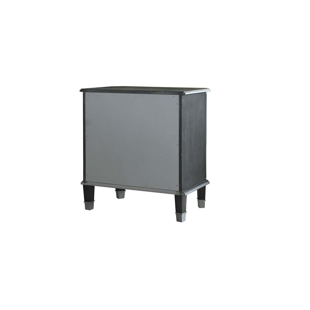 House Beatrice - Nightstand - Charcoal & Light Gray