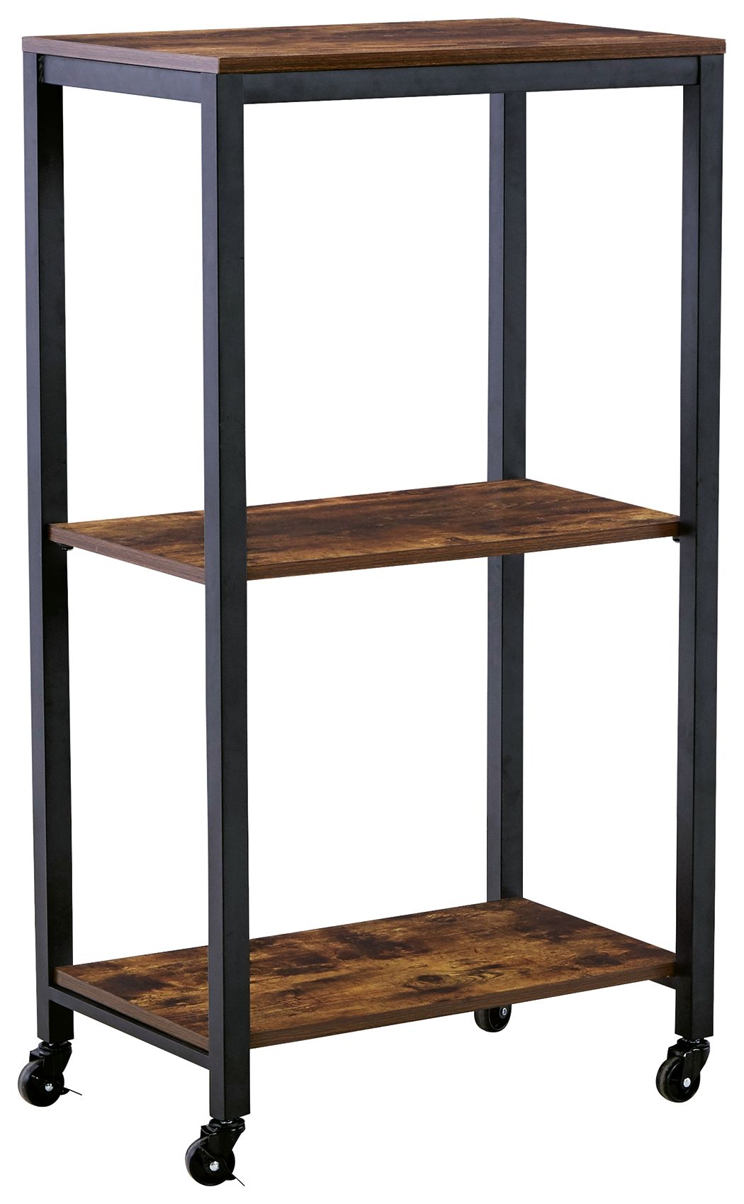 Signature Design by Ashley® Bevinfield - Brown / Black - Bar Cart | Meri Furniture