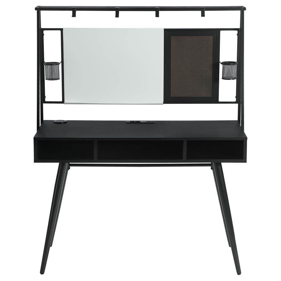 Coaster Fine Furniture Jessie - Writing Desk With Whiteboard And USB - Black | Meri Furniture