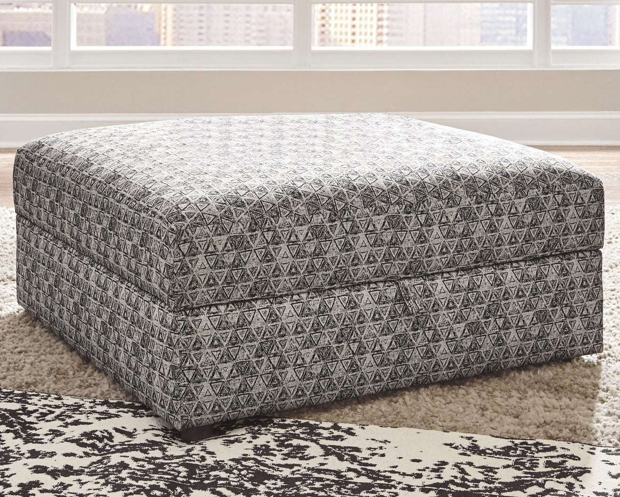 Ashley Furniture Kellway - Bisque - Ottoman With Storage | Meri Furniture