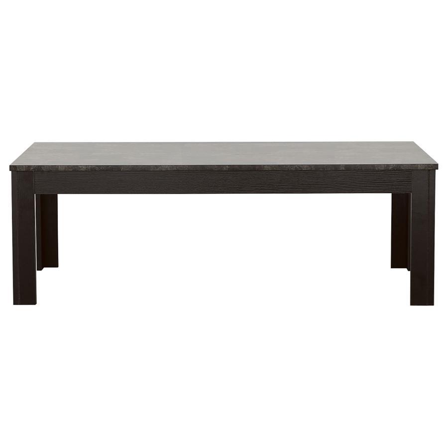 Coaster Fine Furniture Rhodes - 3 Piece Faux Marble Top Coffee Table Set - Gray | Meri Furniture