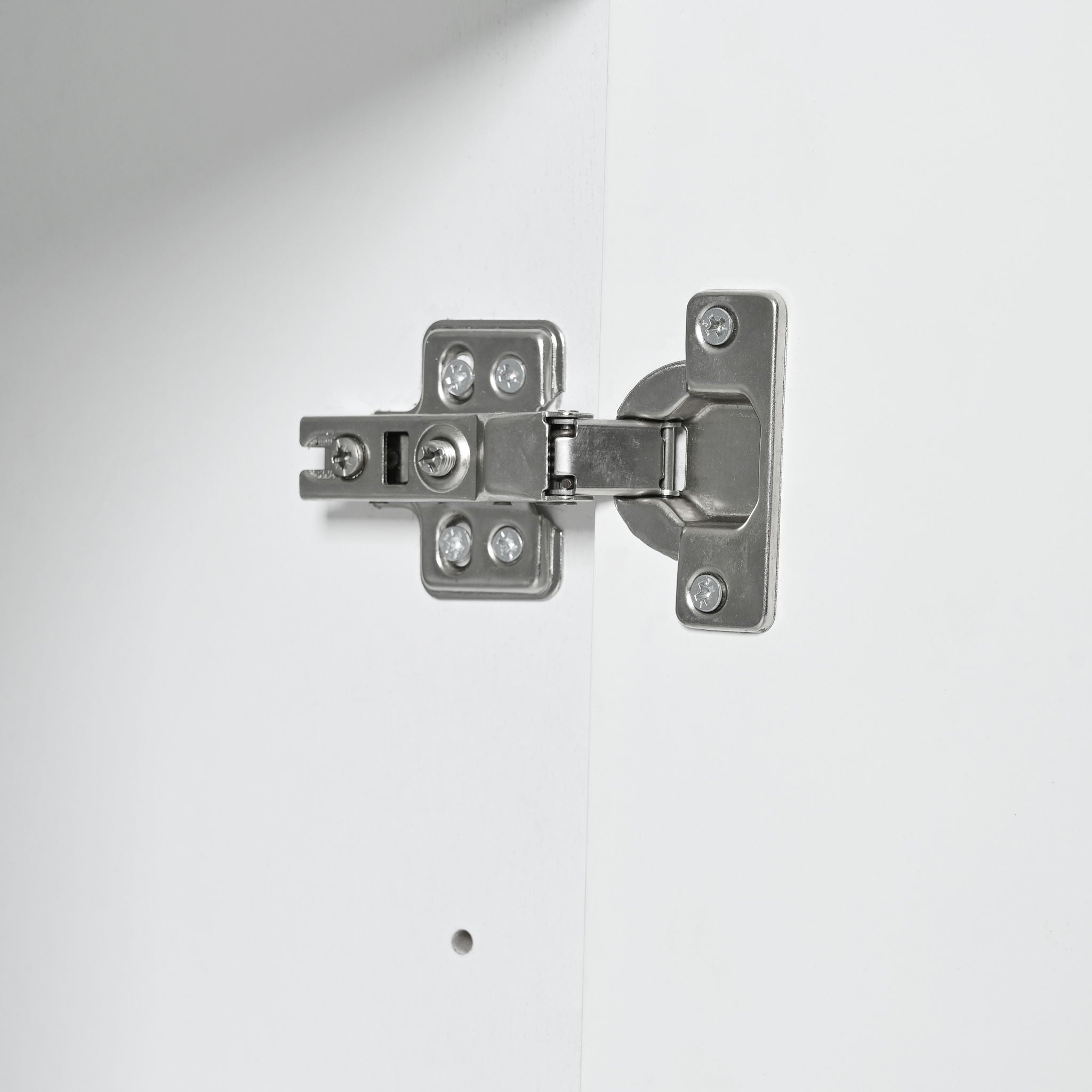 Modern Sideboard Buffet Cabinet With Handleless Press To Open Design With 4 Doors