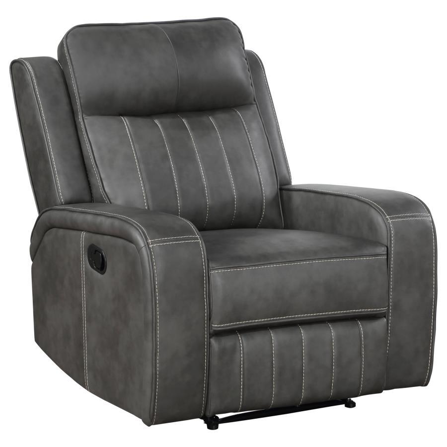 Coaster Fine Furniture Raelynn - Upholstered Track Arm Recliner | Meri Furniture