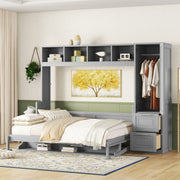 Murphy Wall Bed With Closet And Drawers
