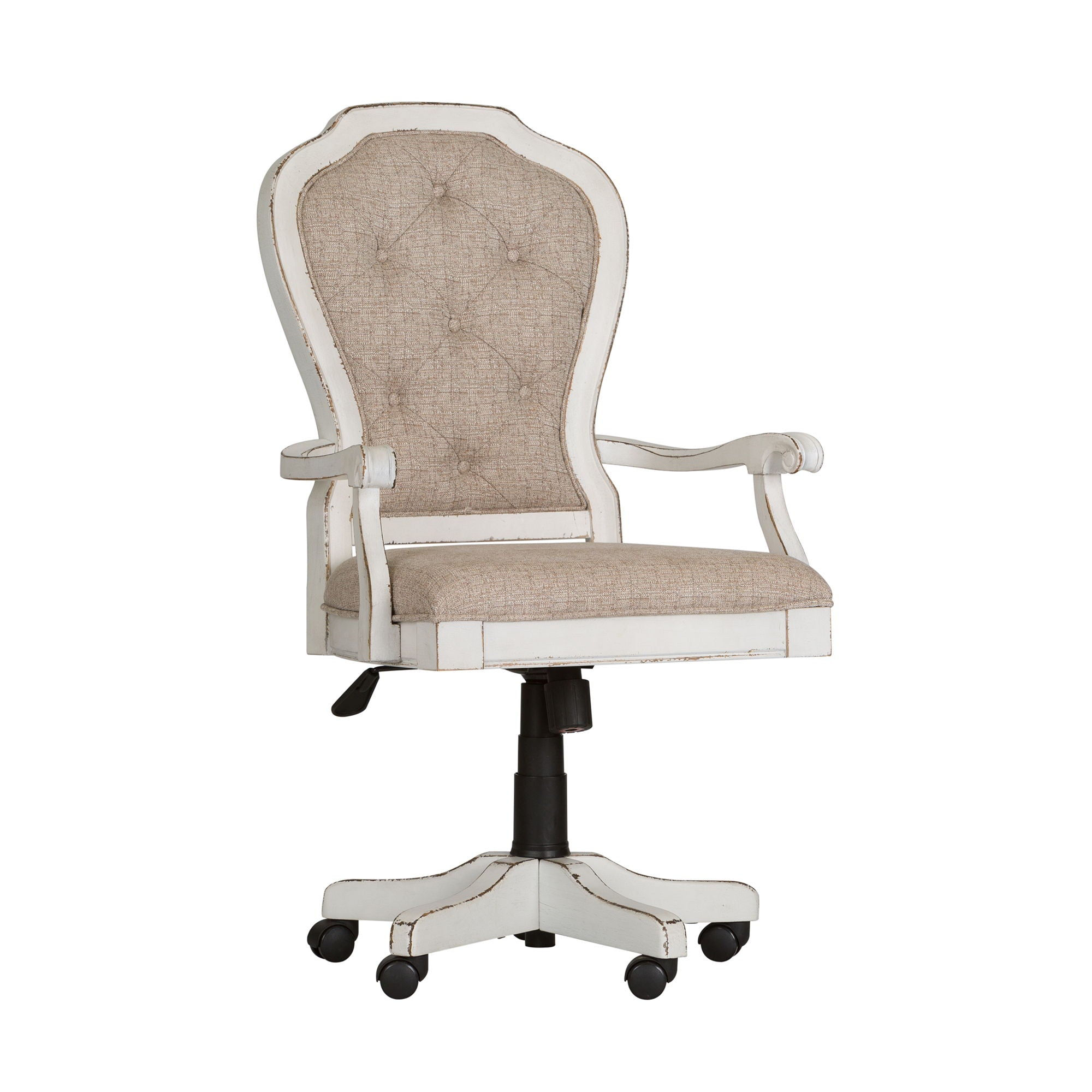 Liberty Furniture Magnolia Manor - Jr Executive Desk Chair - White | Meri Furniture