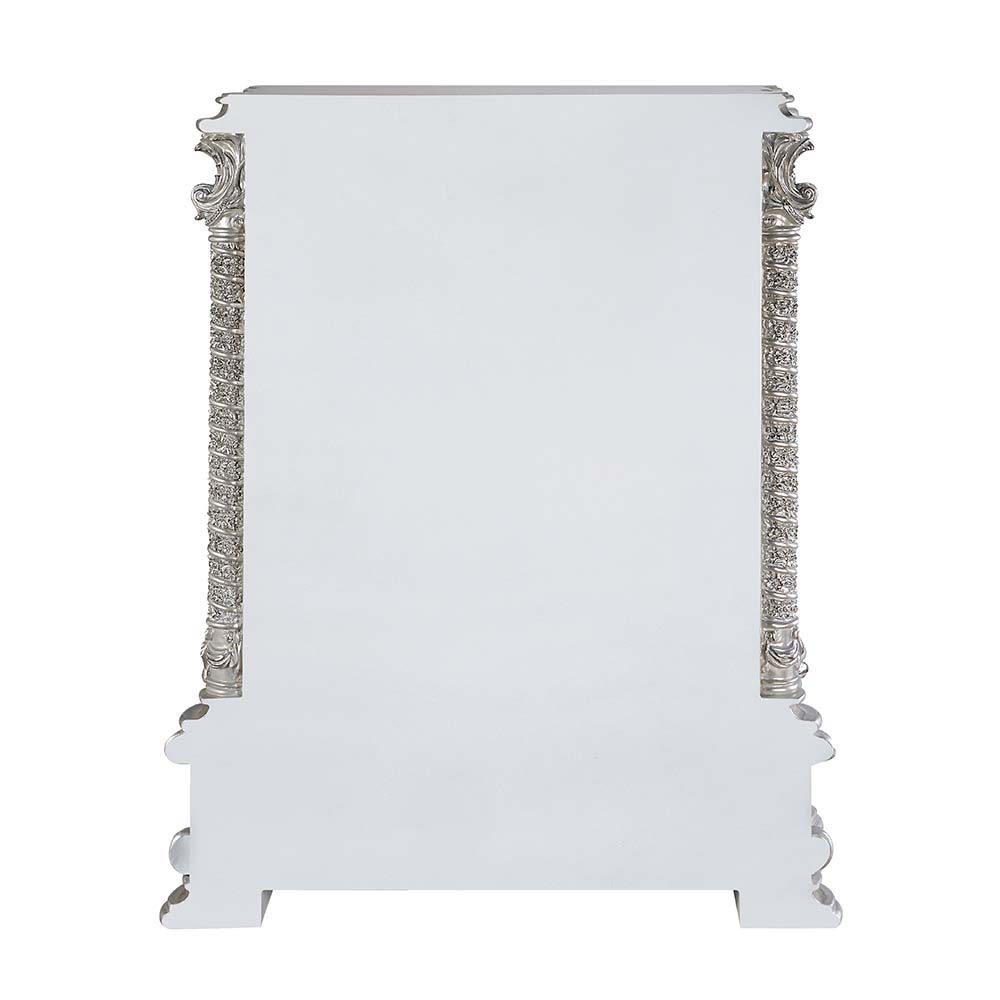 ACME Valkyrie - Chest - PU, Light Gold & Gray Finish | Meri Furniture