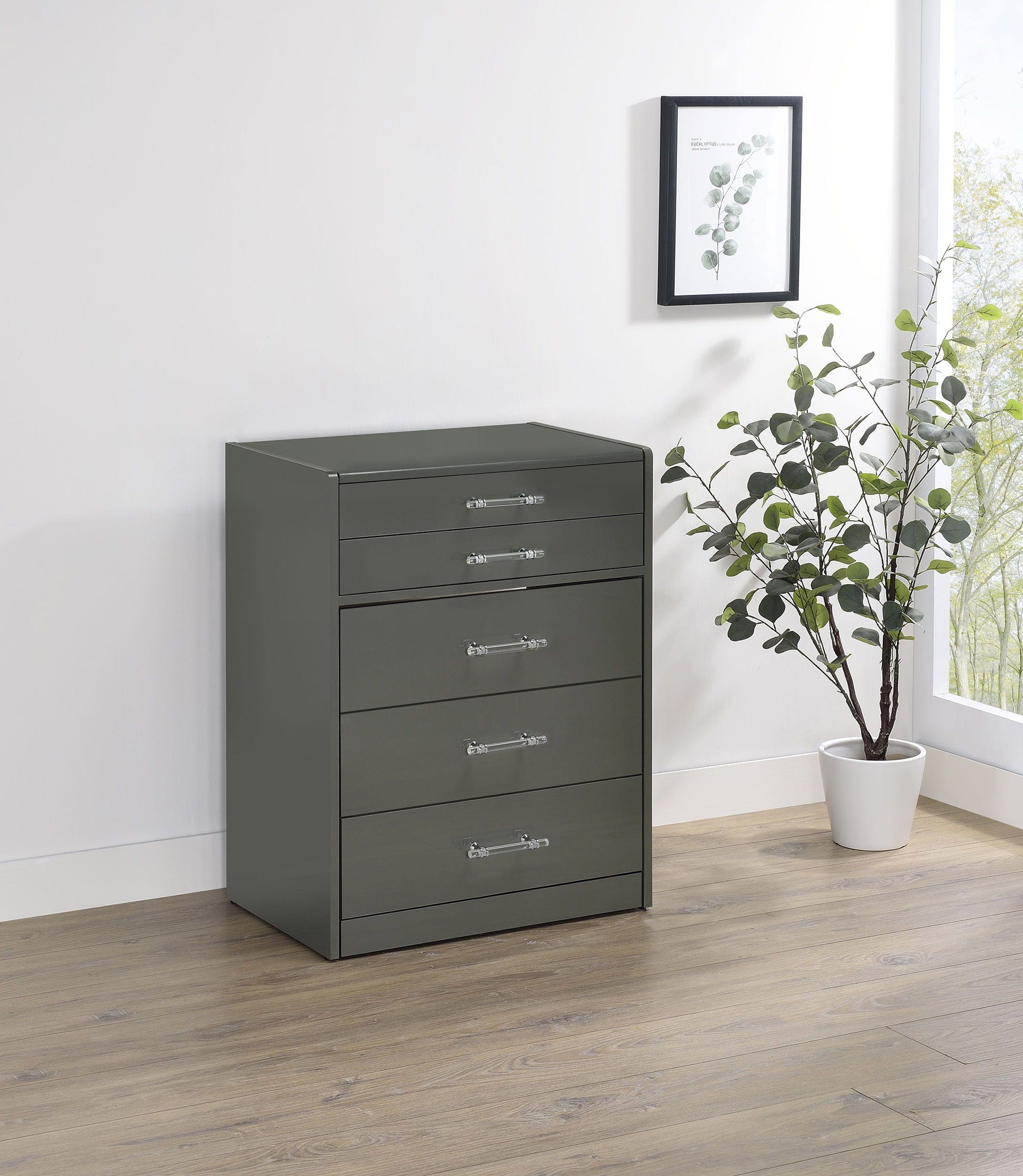 Coaster Fine Furniture Danbury - 3-Drawer Makeup Vanity & Stool Set | Meri Furniture